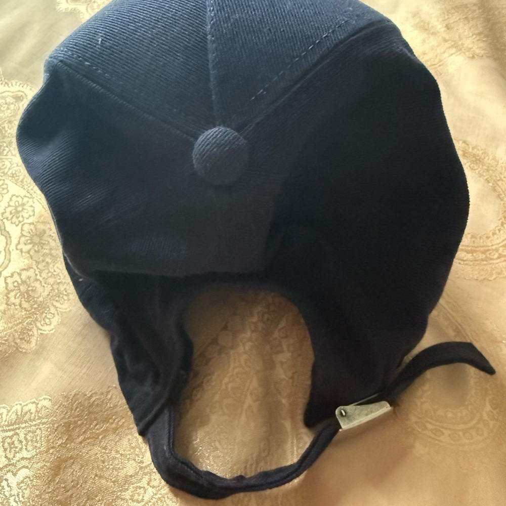 Balmain Blue Baseball Cap with Embroidered Logo - Picture 4 of 7